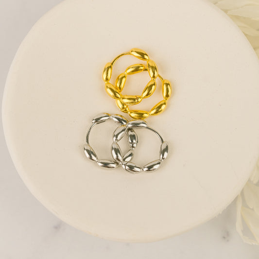 Peppy Huggies | Hoop Earrings