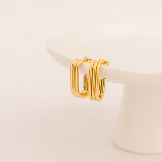 A Modern Statement | Hoop Earrings